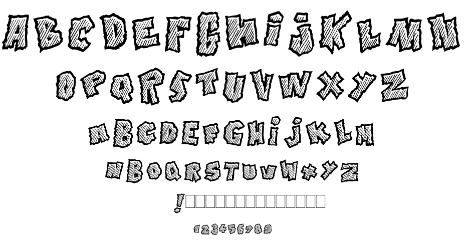 Doonga slash font