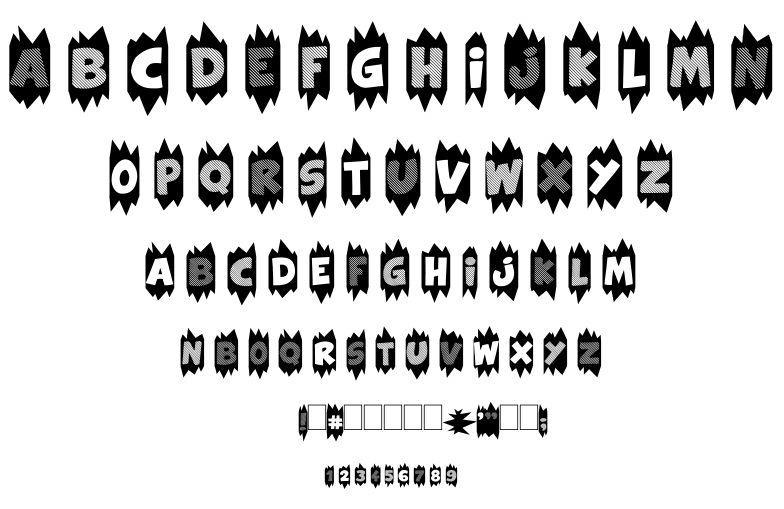 Extra sales font