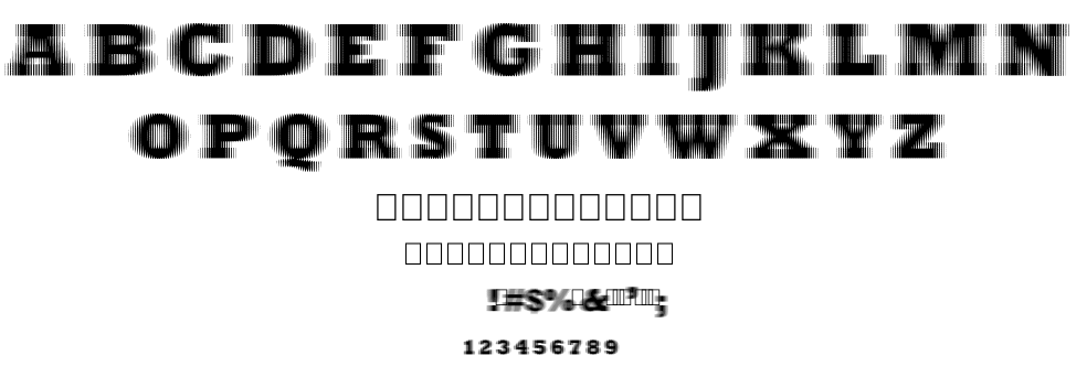 Extrablur font