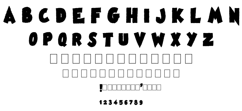 Famous oldies font