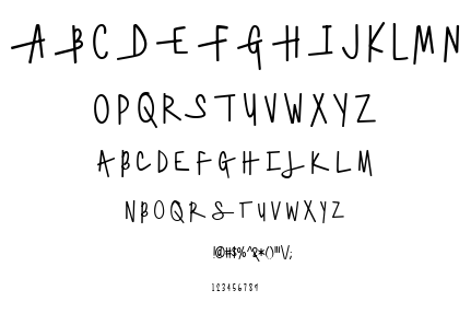 Generally speaking font