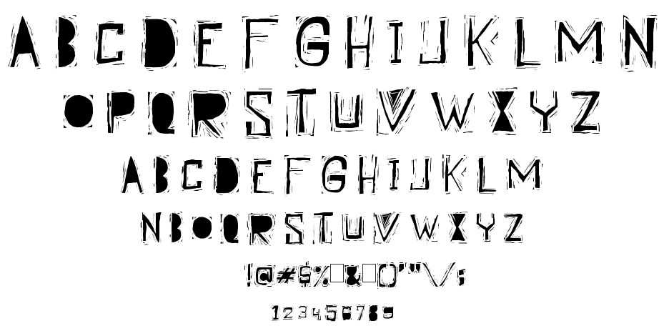 Linographer font