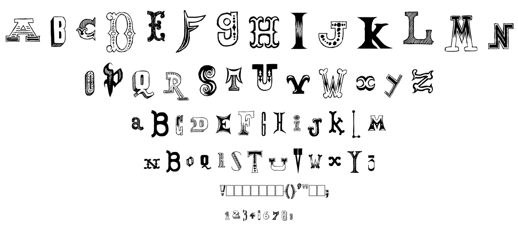 Moneygoround font