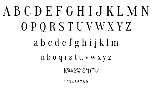 Oranienbaum font