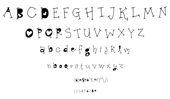 Organic Fridays font