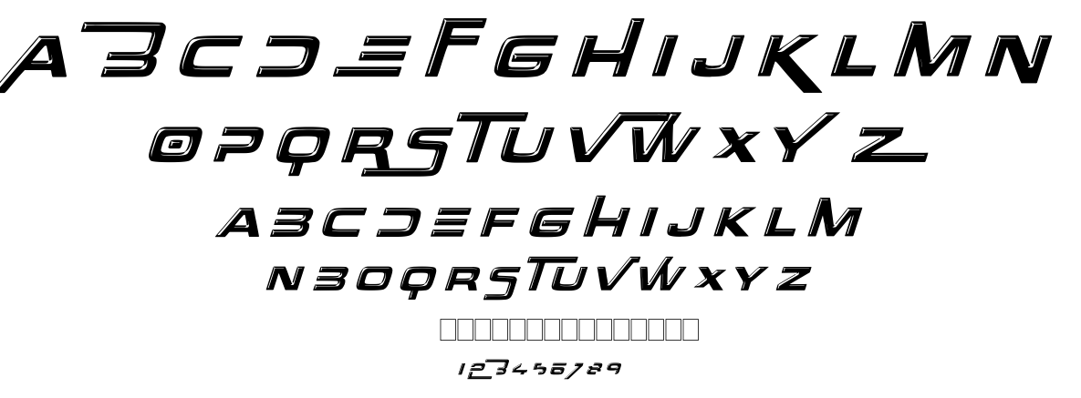 Over there font