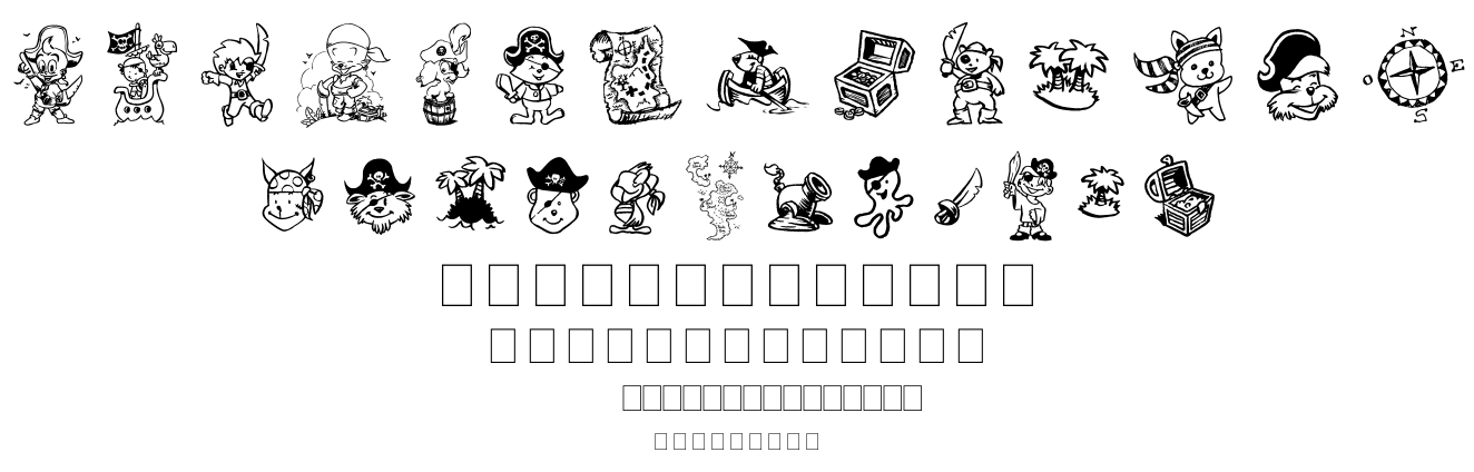 Tits pirates font