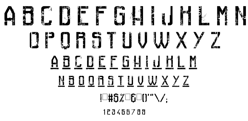 Railway to hells font