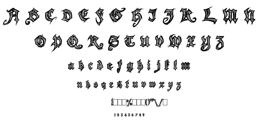 Season of the witch font