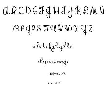 Wedding chardonnay font