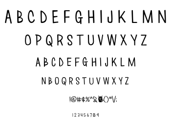 Love Monster font