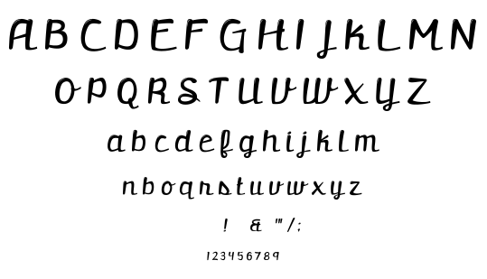 Retrofitted font