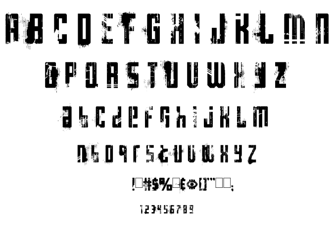 Big bros watch font