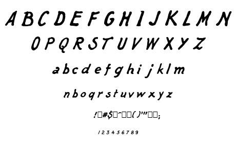 Captains talk font