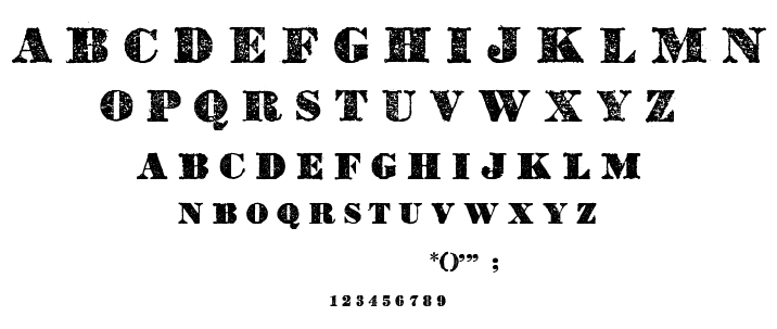 Dicksons tales font