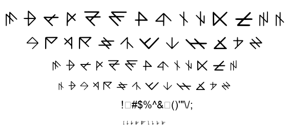DLI DarkScript font