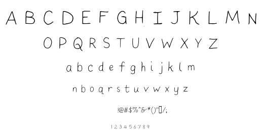 Pupil Light font