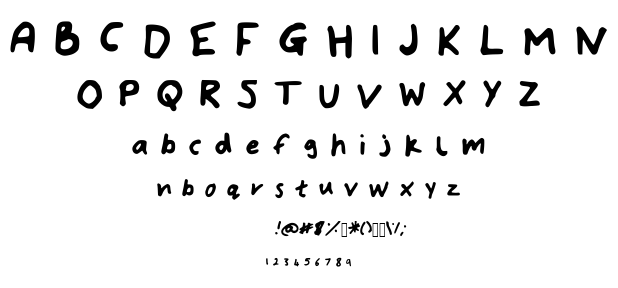 Bryonys Handwriting Bold font