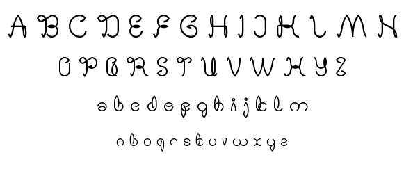 Digital Handmade font