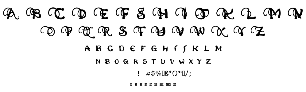 Phexometa font