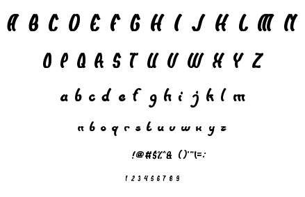 SUNSET BEACH font