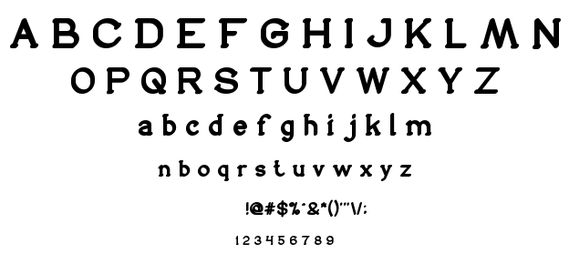 Sincere Heart font