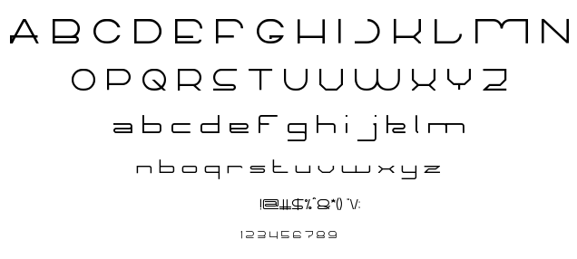 TECHNO CAPTURE font