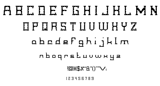 CRYSTAL Soldier font