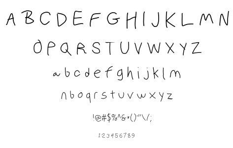 Olanwritings font