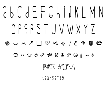 Oh Adrian Vickie font