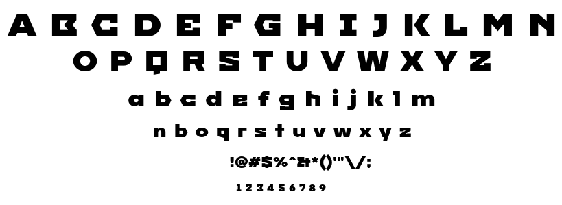 Mperial One font