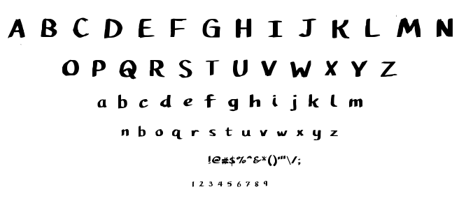 Pupil Caligraphic font
