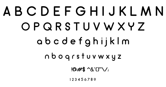 Arciform font