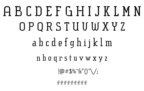 Sucesion Slab font