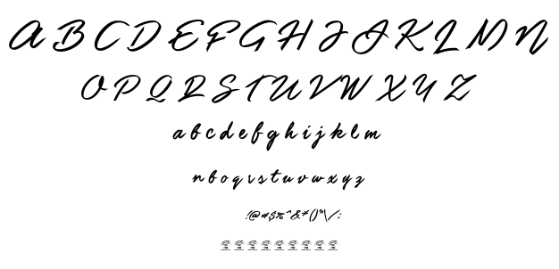 Guld script font