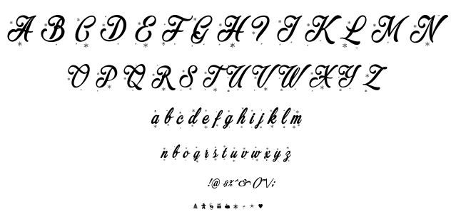 Merry christmas font