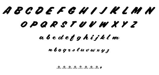 CABRIOLET font