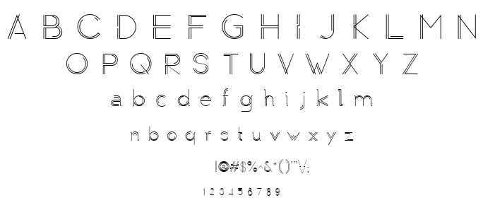 Typoliner font