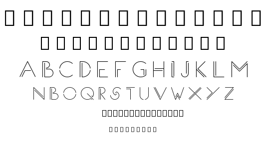 Maze font