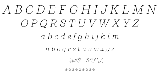 Bogart font