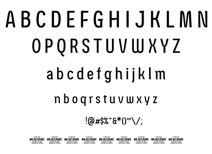 Ledare font