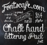 Chalk Hand Lettering Shaded