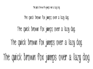 Greenbeans font