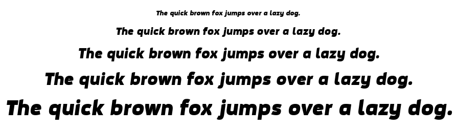 Movavi Grotesque Black Italic font