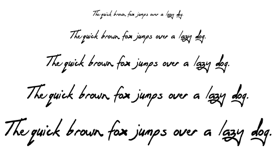 orenscript font
