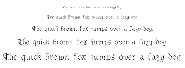 Sable font
