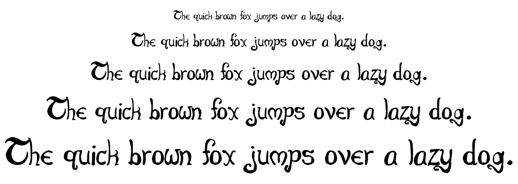 Throrian Commonface font