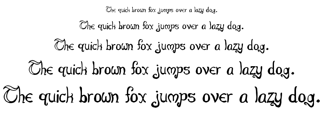 Throrian Formal font