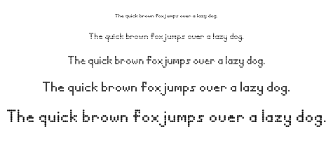 dotty font