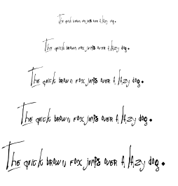 Pappo’s Blues Fanmade font